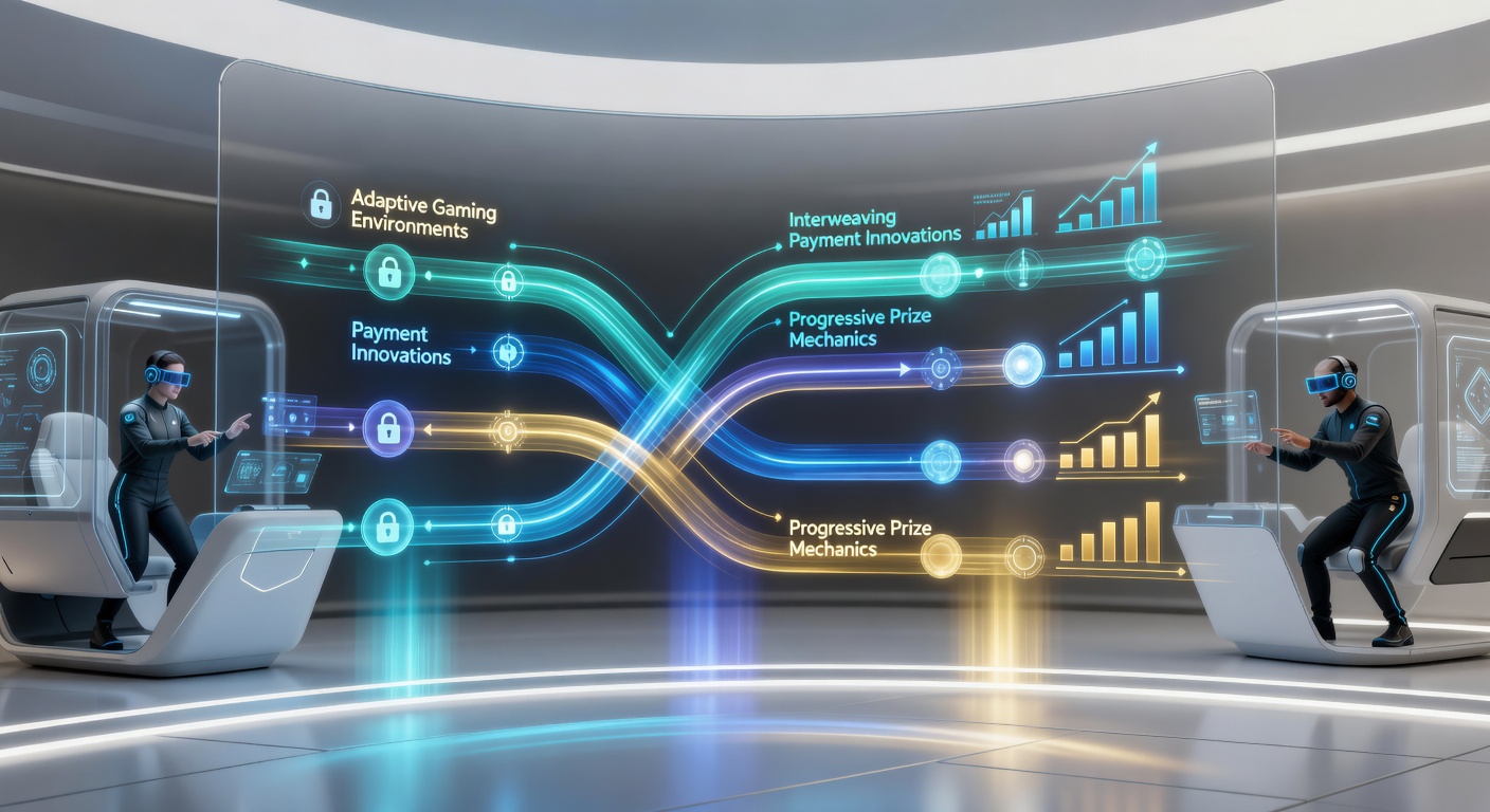 Illustration von Transaktionsflüssen und progressiven Gewinnmechanismen in mobilen Gaming-Plattformen