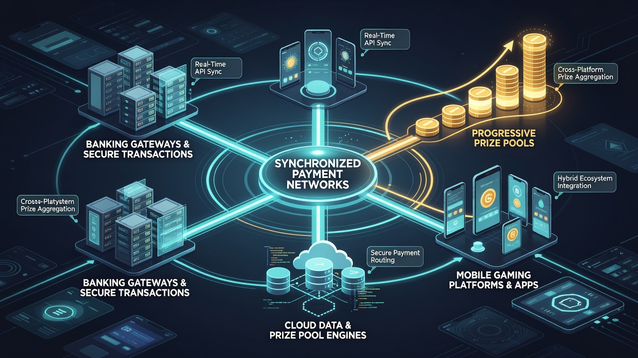 Datenflüsse und Schnittstellen in hybriden mobilen Gaming-Ökosystemen